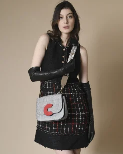 La Piscine Paris Anse pour sac en tissu brodé Coccinelle*Femme Sacs