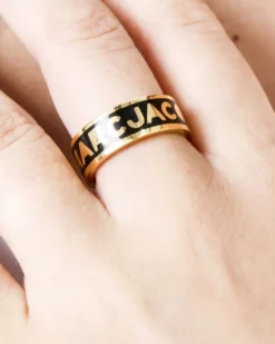 La Piscine Paris Bague e à logo Marc Jacobs*Femme Bijoux