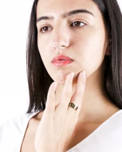 La Piscine Paris Bague e à logo Marc Jacobs*Femme Bijoux