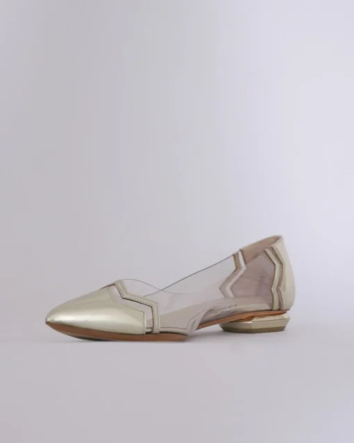 La Piscine Paris Ballerines dorées Nicholas Kirkwood*Femme Chaussures