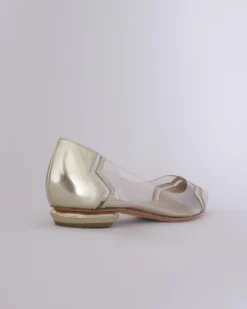 La Piscine Paris Ballerines dorées Nicholas Kirkwood*Femme Chaussures