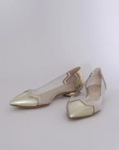 La Piscine Paris Ballerines dorées Nicholas Kirkwood*Femme Chaussures