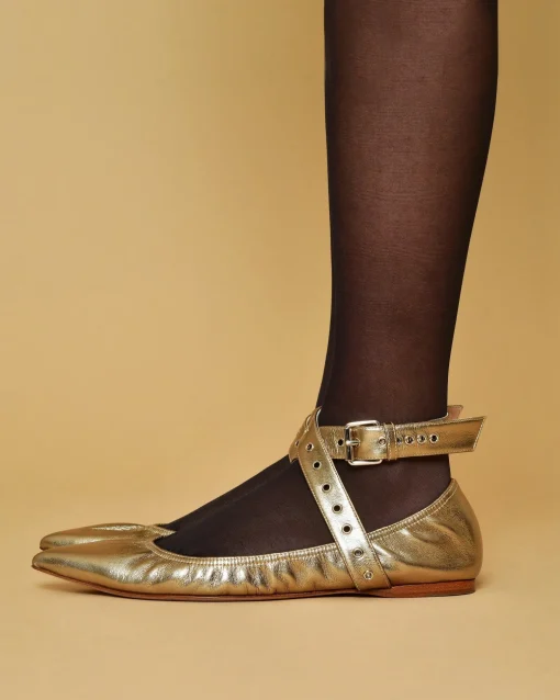 La Piscine Paris Ballerines en cuir s à brides Valentino*Femme Chaussures
