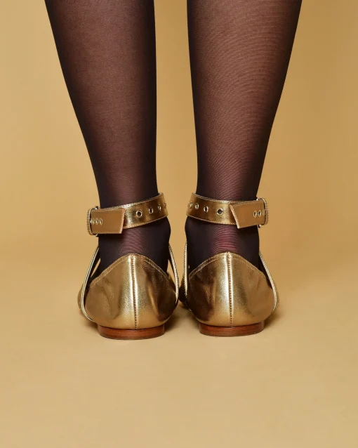 La Piscine Paris Ballerines en cuir s à brides Valentino*Femme Chaussures