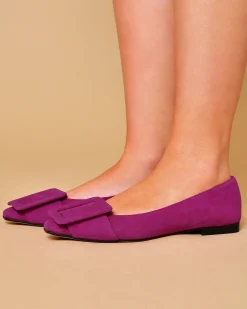 La Piscine Paris Ballerines en daim à bouts carrés Jefferson*Femme Chaussures