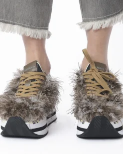 La Piscine Paris Basket à fourrure Premiata*Femme Chaussures