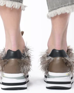 La Piscine Paris Basket à fourrure Premiata*Femme Chaussures
