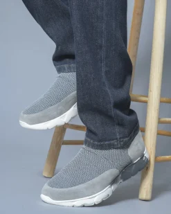 La Piscine Paris Basket en tissu à motif géométrique hexagonal et empiècements Le Flow*Homme Chaussures