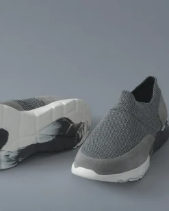 La Piscine Paris Basket en tissu à motif géométrique hexagonal et empiècements Le Flow*Homme Chaussures
