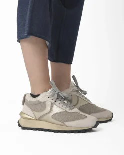 La Piscine Paris Basket en tissu molletonné Voile Blanche*Femme Chaussures