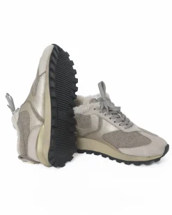 La Piscine Paris Basket en tissu molletonné Voile Blanche*Femme Chaussures