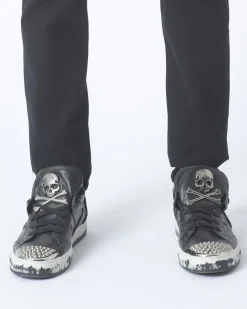 La Piscine Paris Basket e cloutée avec tête de mort Philipp Plein*Homme Chaussures