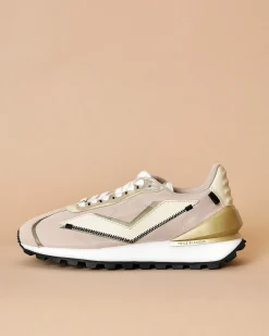 La Piscine Paris Baskets à empiècements Voile Blanche*Femme Chaussures