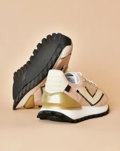La Piscine Paris Baskets à empiècements Voile Blanche*Femme Chaussures