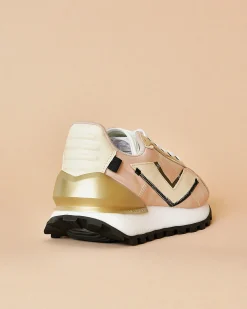 La Piscine Paris Baskets à empiècements Voile Blanche*Femme Chaussures