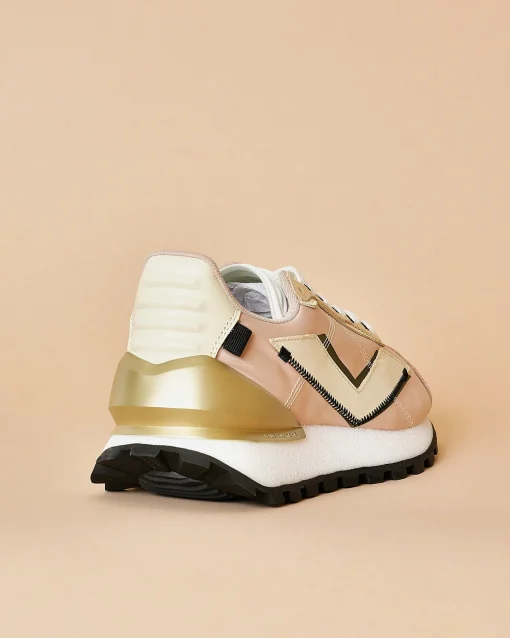 La Piscine Paris Baskets à empiècements Voile Blanche*Femme Chaussures