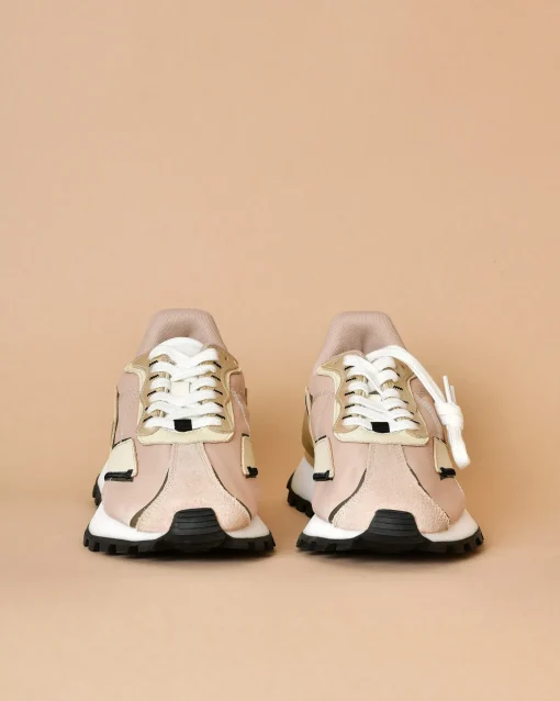 La Piscine Paris Baskets à empiècements Voile Blanche*Femme Chaussures