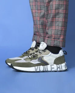 La Piscine Paris Baskets bi-matière es et blanches Voile Blanche*Homme Chaussures