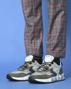 La Piscine Paris Baskets bi-matière es et blanches Voile Blanche*Homme Chaussures