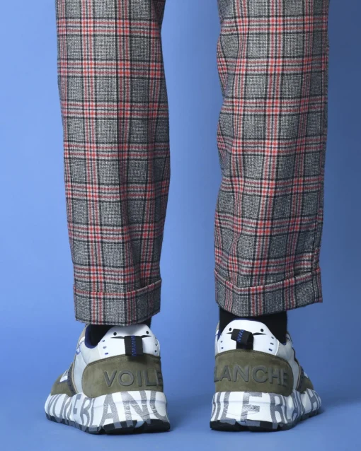 La Piscine Paris Baskets bi-matière es et blanches Voile Blanche*Homme Chaussures