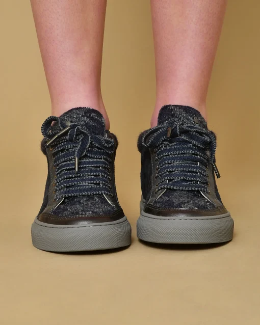 La Piscine Paris Baskets marine en daim Lorena Antoniazzi*Femme Chaussures