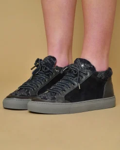 La Piscine Paris Baskets marine en daim Lorena Antoniazzi*Femme Chaussures