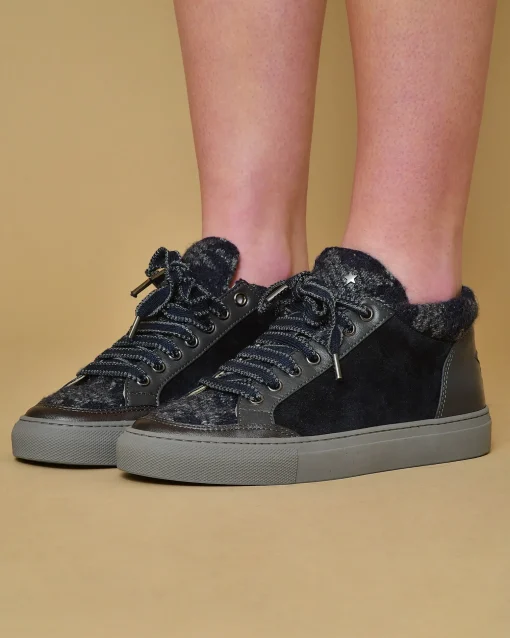 La Piscine Paris Baskets marine en daim Lorena Antoniazzi*Femme Chaussures