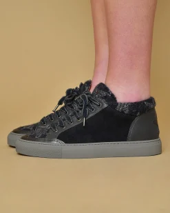 La Piscine Paris Baskets marine en daim Lorena Antoniazzi*Femme Chaussures