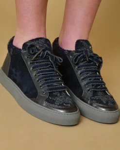 La Piscine Paris Baskets marine en daim Lorena Antoniazzi*Femme Chaussures