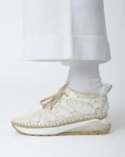 La Piscine Paris Baskets crème bi-matière Casheart*Femme Chaussures