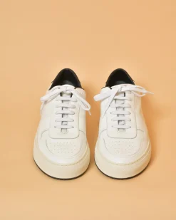La Piscine Paris Baskets en cuir à empiècements Common Projects*Homme Chaussures