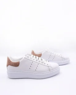 La Piscine Paris Baskets en cuir et en daim rose poudré Eleventy*Femme Chaussures