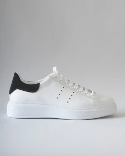 La Piscine Paris Baskets en cuir et en daim noir Eleventy.*Femme Chaussures