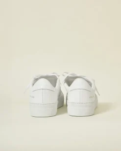La Piscine Paris Baskets en cuir texturé Common Projects*Femme Chaussures