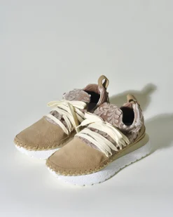 La Piscine Paris Baskets en daim à empiècements Casheart*Femme Chaussures