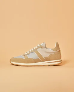 La Piscine Paris Baskets en daim à empiècements Piola Paris*Homme Chaussures