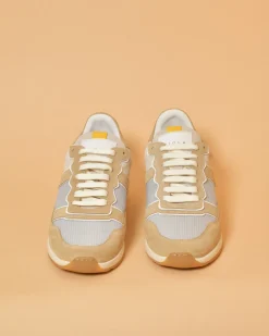 La Piscine Paris Baskets en daim à empiècements Piola Paris*Homme Chaussures