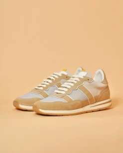 La Piscine Paris Baskets en daim à empiècements Piola Paris*Homme Chaussures