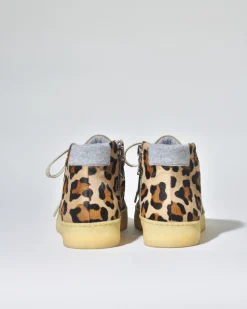 La Piscine Paris Baskets en fourrure léopard à empiècements Casheart*Femme Chaussures