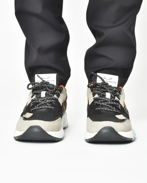 La Piscine Paris Baskets grise et e Voile Blanche*Homme Chaussures