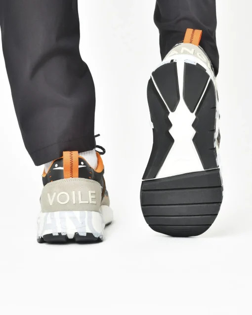 La Piscine Paris Baskets grise et e Voile Blanche*Homme Chaussures