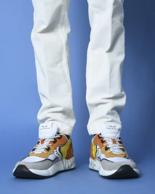 La Piscine Paris Baskets s bi-matière Voile Blanche*Homme Chaussures