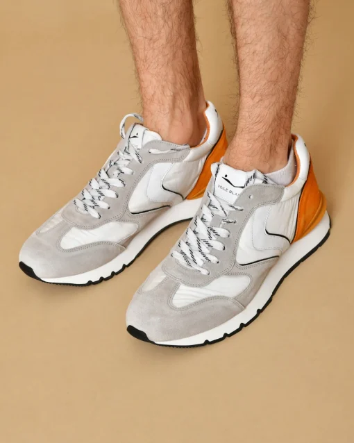 La Piscine Paris Baskets s et blanches bi-matières Voile Blanche*Homme Chaussures