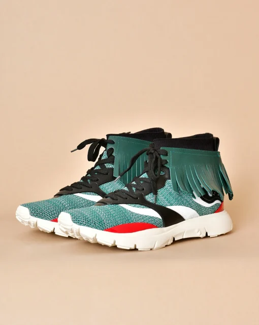 La Piscine Paris Baskets es avec franges amovibles Valentino Garavani*Homme Chaussures