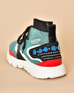 La Piscine Paris Baskets es avec franges amovibles Valentino Garavani*Homme Chaussures