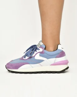 La Piscine Paris Baskets violette et e à empiècements Voile Blanche*Femme Chaussures