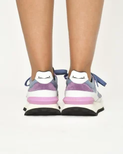 La Piscine Paris Baskets violette et e à empiècements Voile Blanche*Femme Chaussures