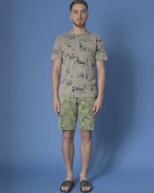 La Piscine Paris Bermuda à patchwork Department 5*Homme Shorts