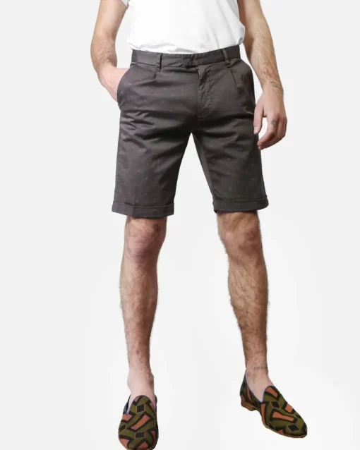 La Piscine Paris Bermuda en coton à pois Myths*Homme Shorts