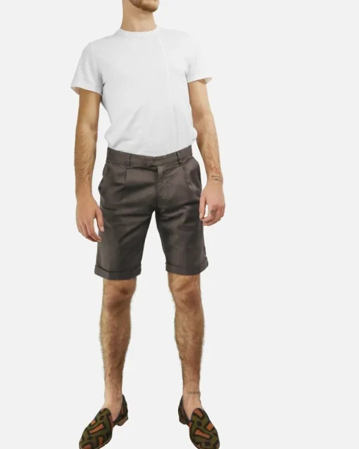 La Piscine Paris Bermuda en coton à pois Myths*Homme Shorts